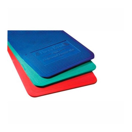 Fabrication Enterprises Thera-Band Exercise Mat, 24" x 75" x 0.6", Blue 32-1380B